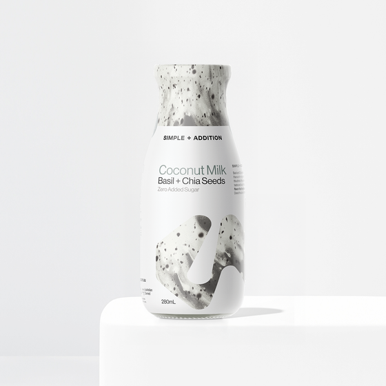 Coconut Milk - Basil + Chia Seeds