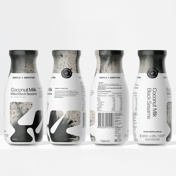 Coconut Milk - Milled Black Sesame