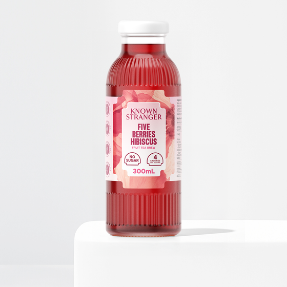 Five Berries Hibiscus Fruit Tea Brew