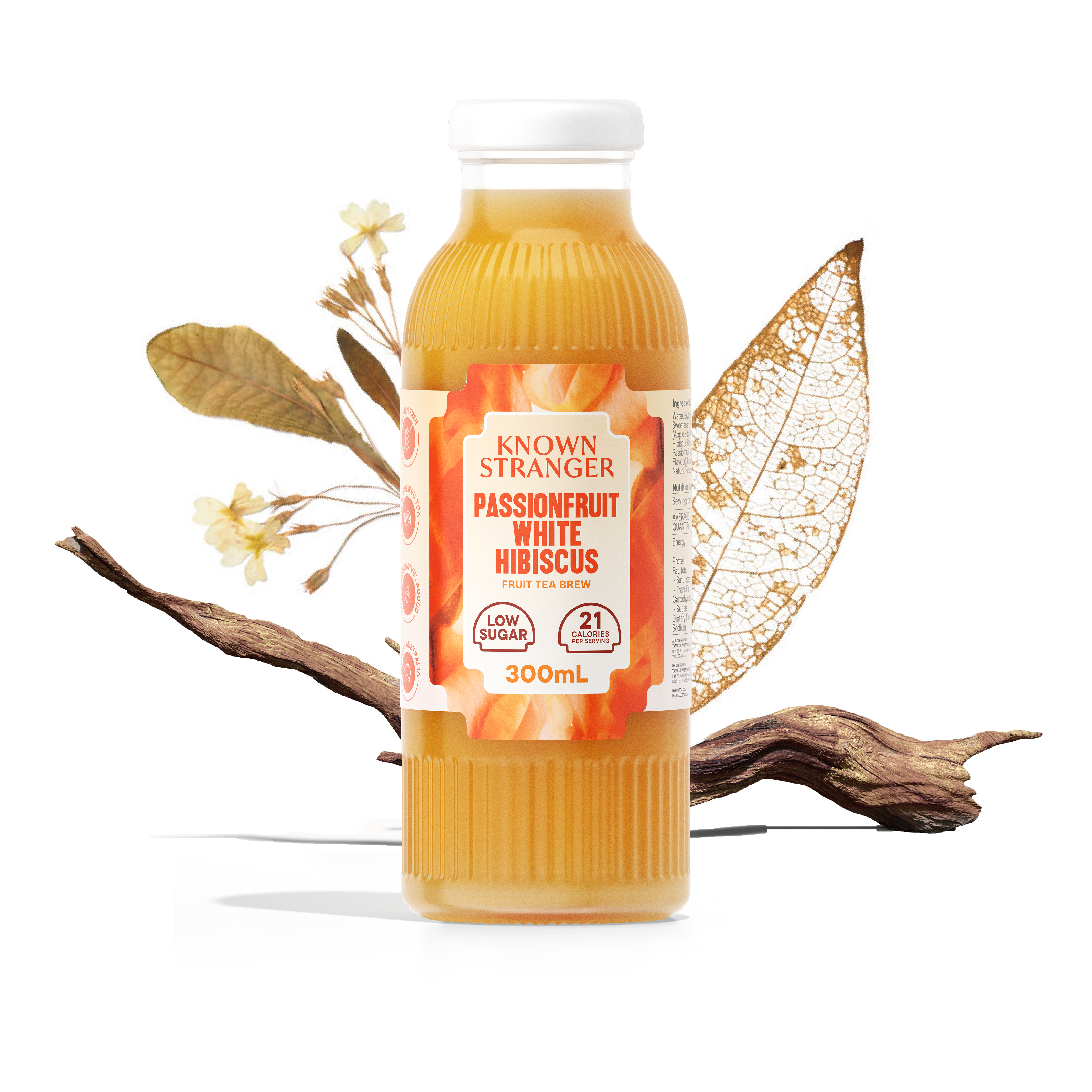 Passionfruit White Hibiscus Fruit Tea Brew
