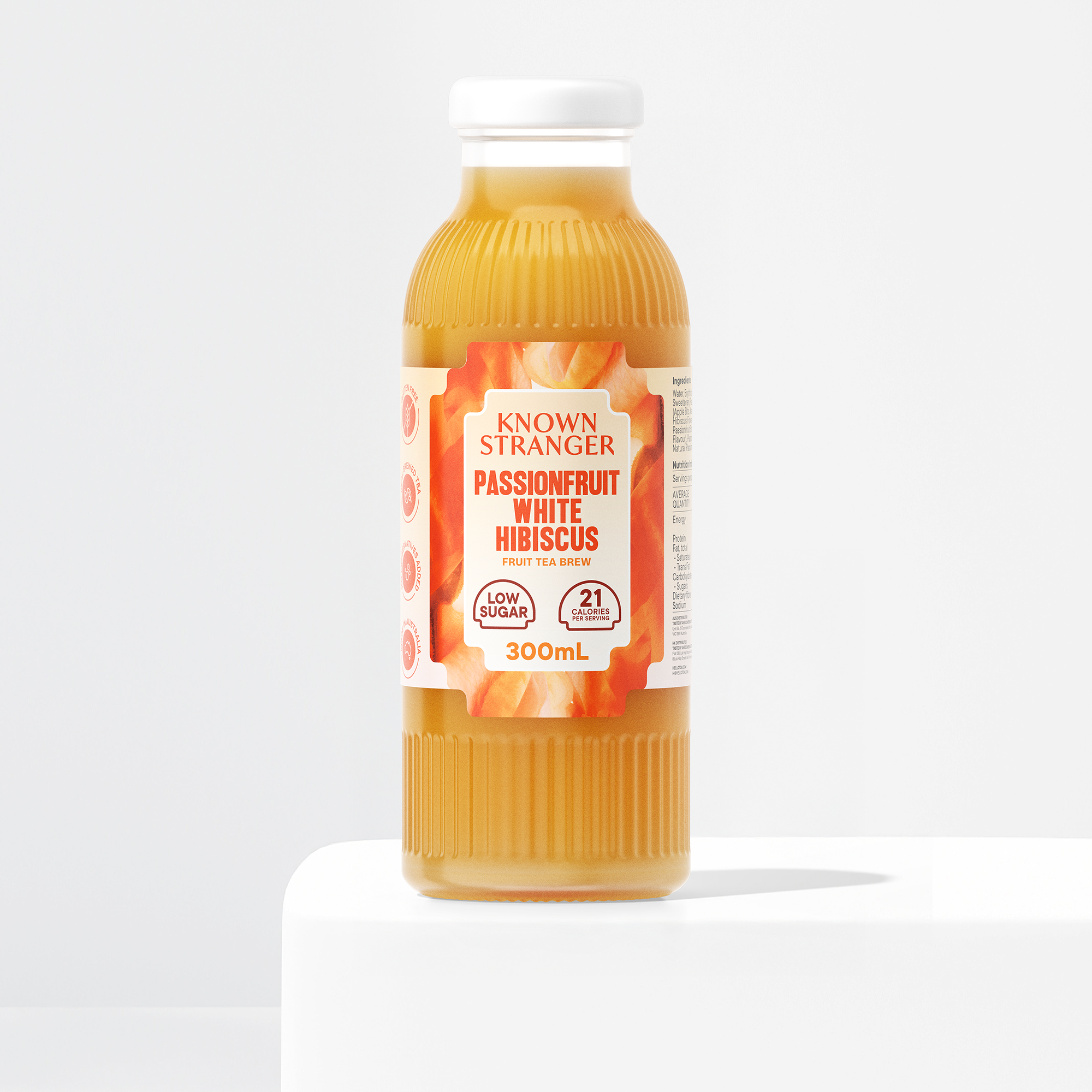 Passionfruit White Hibiscus Fruit Tea Brew