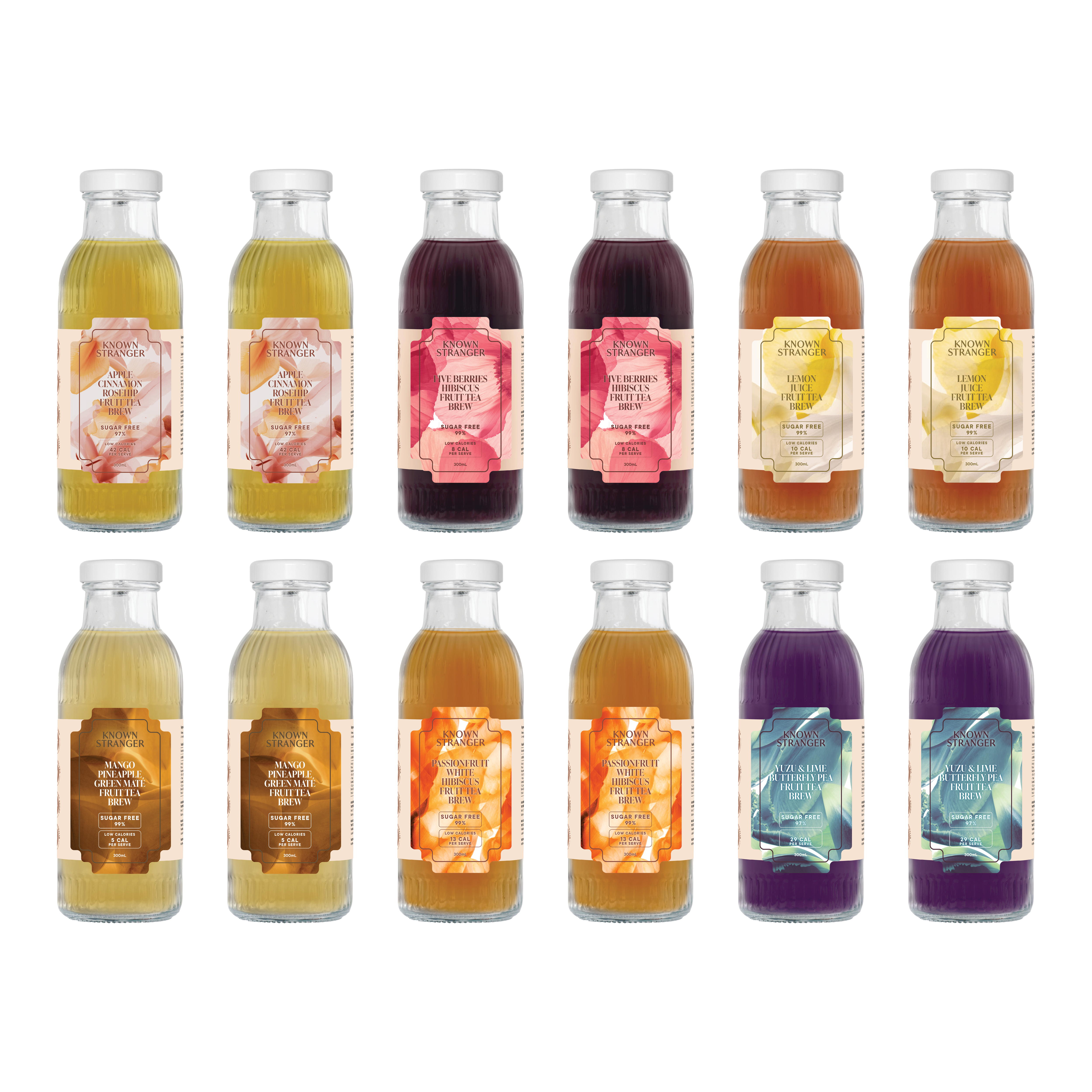 Fruit Tea Brew - 6 Flavours, 12 Bottles