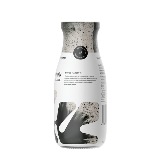 Coconut Milk - Milled Black Sesame
