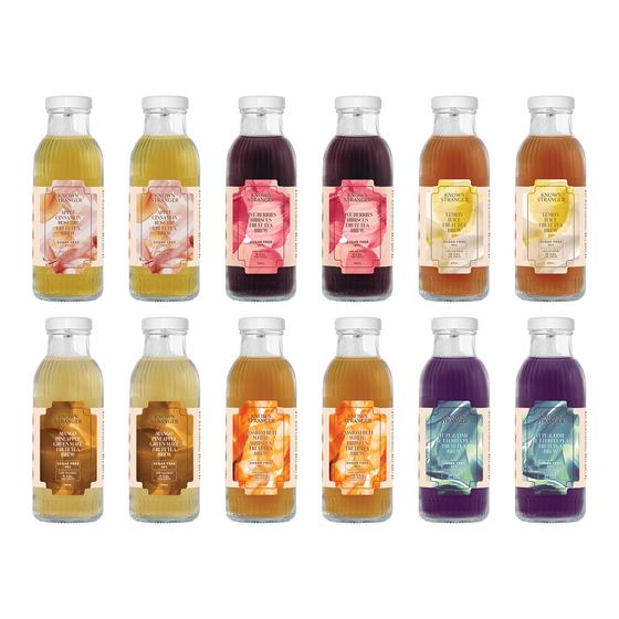 Fruit Tea Brew - 6 Flavours, 12 Bottles