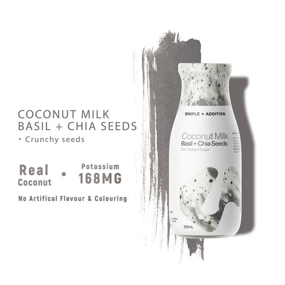 Coconut Milk - Basil + Chia Seeds