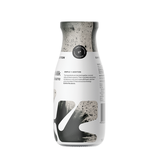 Coconut Milk - Milled Black Sesame