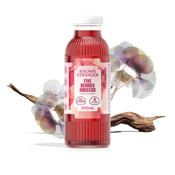 Five Berries Hibiscus Fruit Tea Brew