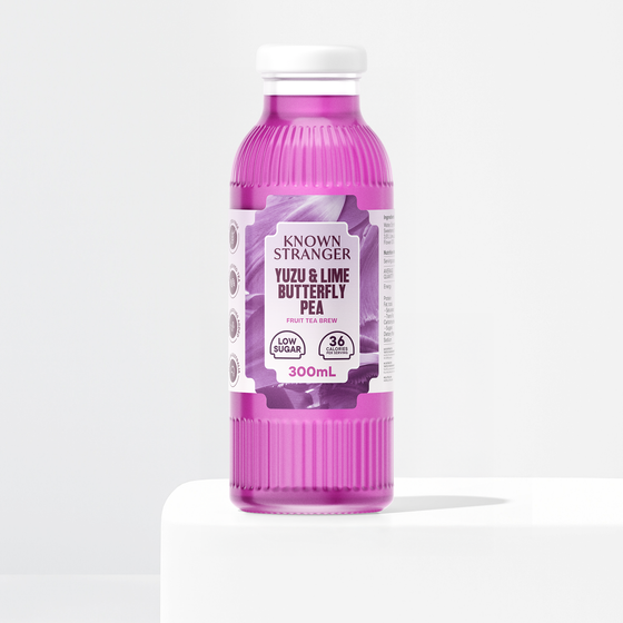 Yuzu & Lime Butterfly Pea Fruit Tea Brew
