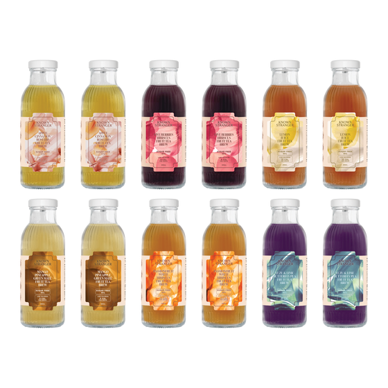 Fruit Tea Brew -  6 Flavours, 12 Bottles