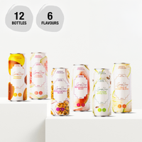 Prebiotic Sparkling Juice - 6 Flavours 12 Cans