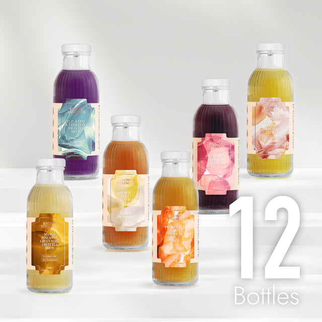 Fruit Tea Brew -  6 Flavours, 12 Bottles