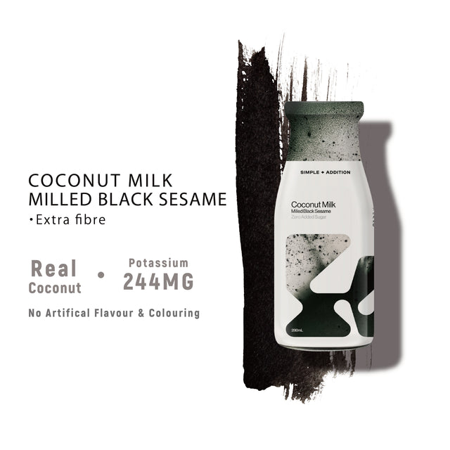 Coconut Milk - Milled Black Sesame