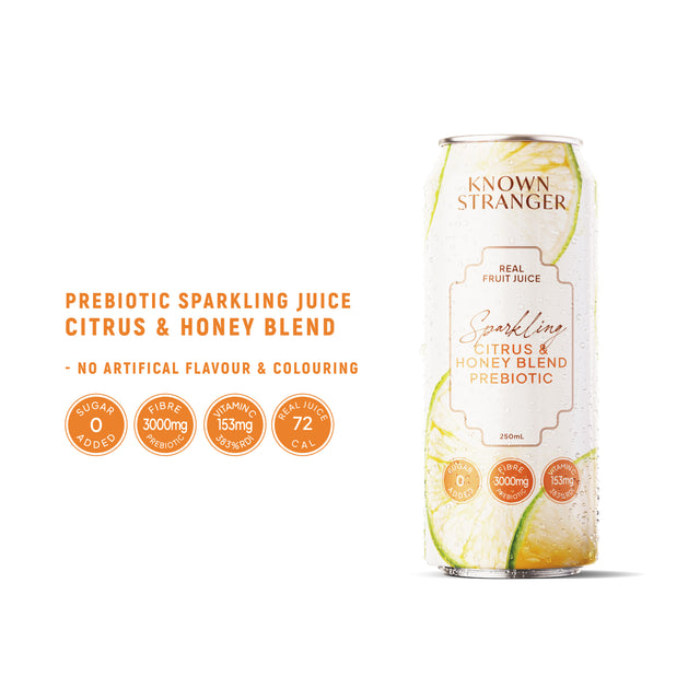 Prebiotic Sparkling Juice - Citrus & Honey Blend