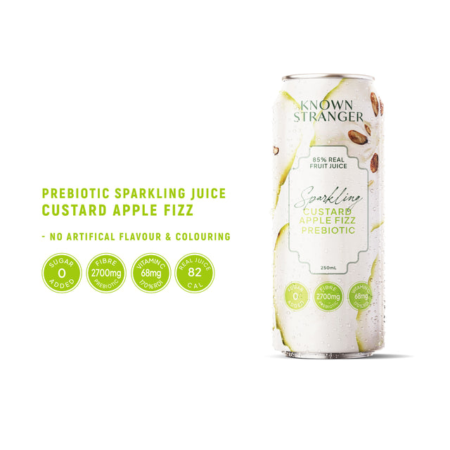 Prebiotic Sparkling Juice - Custard Apple Fizz