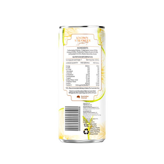 Prebiotic Sparkling Juice - Citrus & Honey Blend