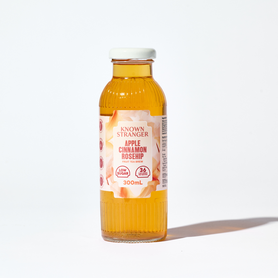 Apple Cinnamon Rosehip Fruit Tea Brew