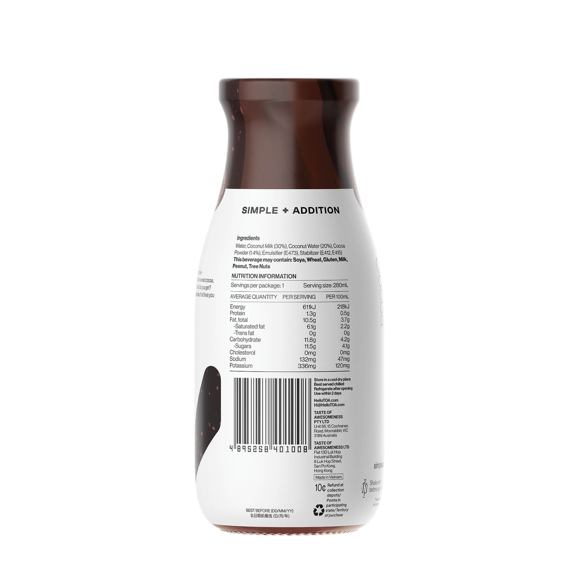 Coconut Milk - New Age Cocoa