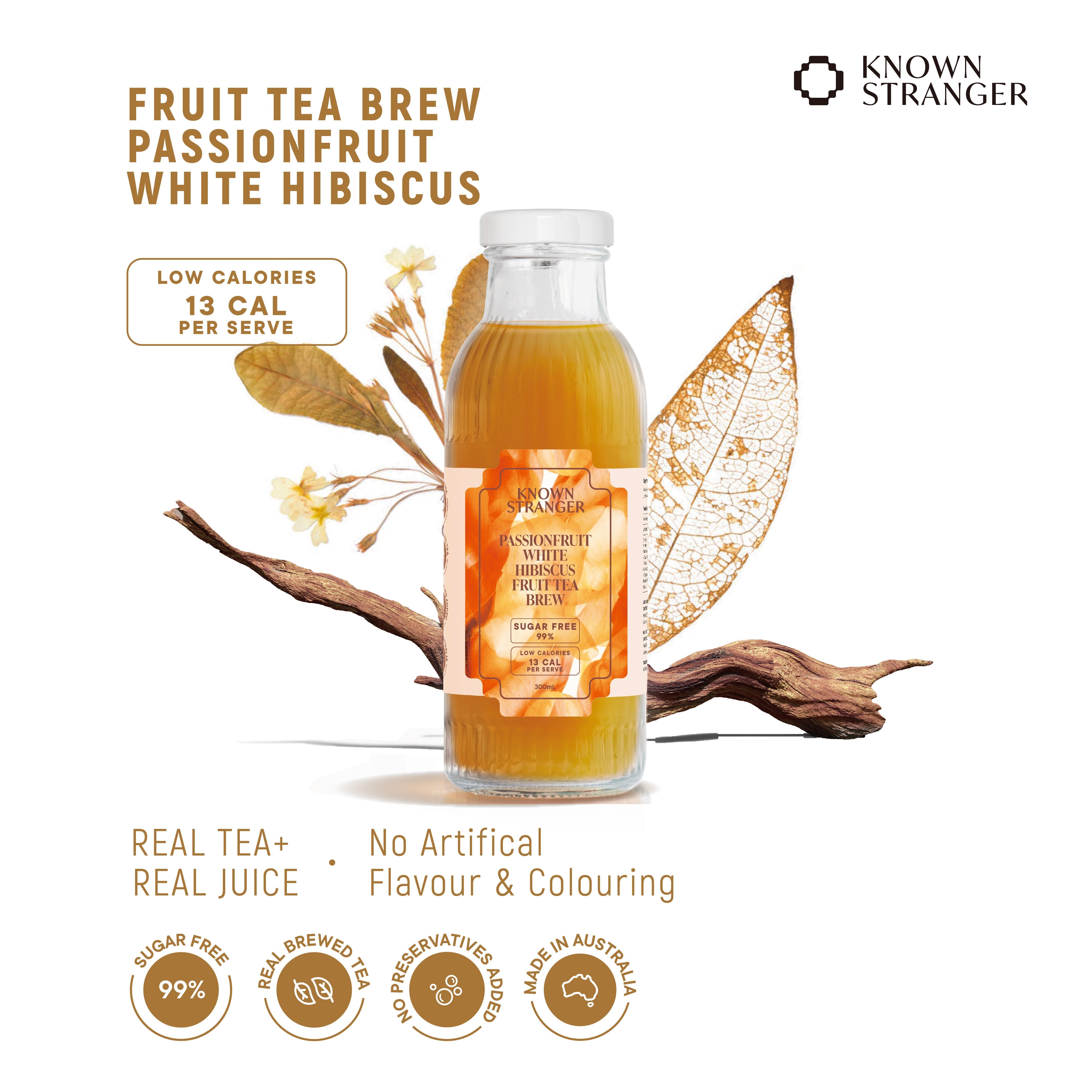 Fruit Tea Brew - 6 Flavours, 12 Bottles - Taste of Awesomeness