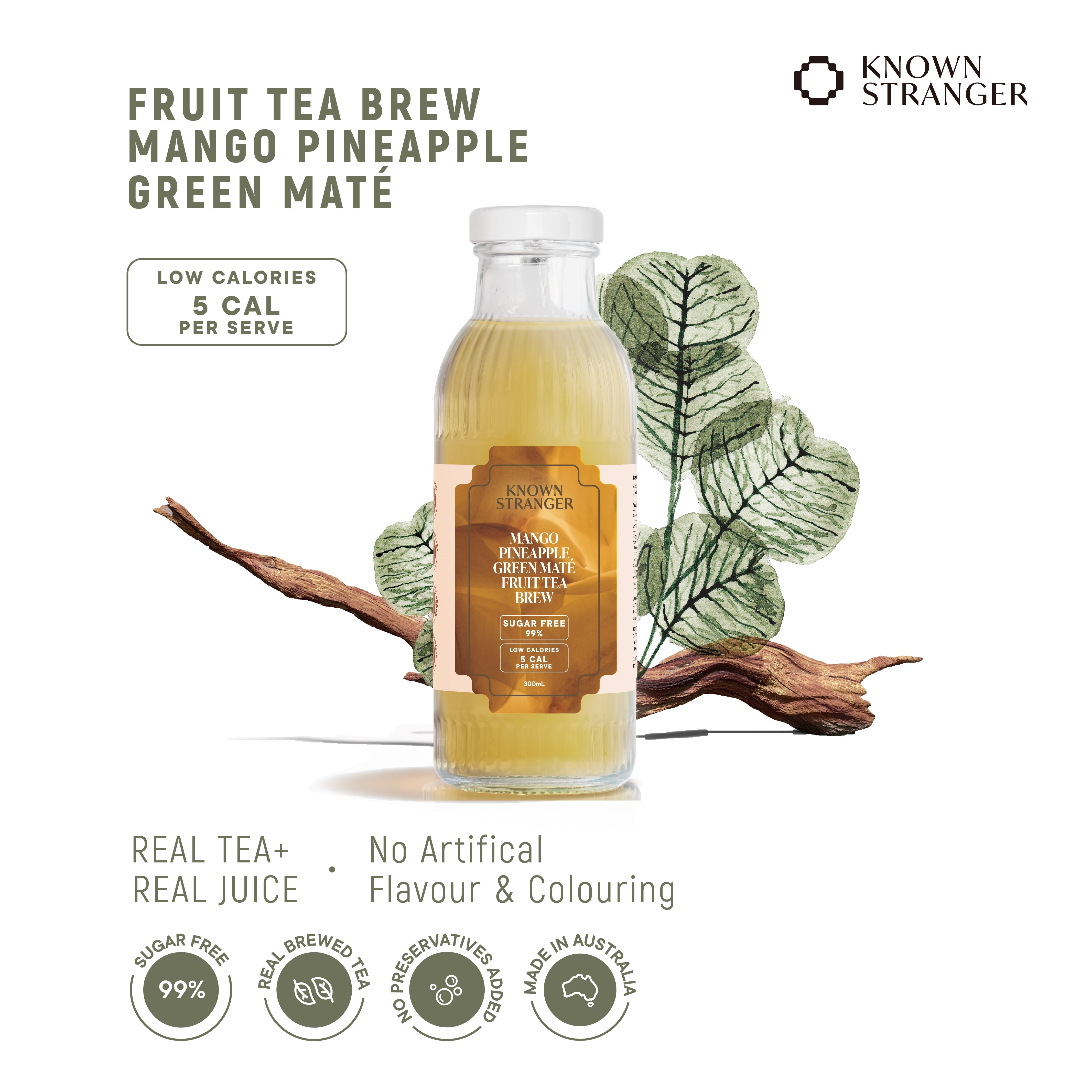 Fruit Tea Brew - 6 Flavours, 12 Bottles - Taste of Awesomeness